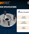 Plug And Play Front Wheel Hub And Bearing Assembly For Ford Focus 2000 2011 With ABS Four Lug Hub OE 518510 specifications