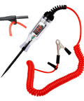 Beast Digital LED Test Light For Automotive 5 To 90 Volts, Bidirectional Circuit Tester With Real Time Voltage Display, Extended Spring Wire And Probes For Car, Truck, RV And Other Vehicles. 110in coil