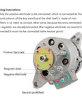 Top Notch Permanent Magnet Generator 1500W AC 14V Low Rpm Pma Alternator showing wiring diagram with electrodes and connections.