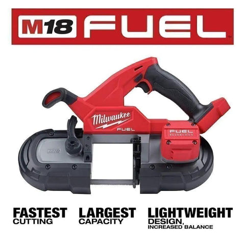 Ultra Light 18V Cordless Band Saw With Brushless Motor And Constant Power Tech Delivers The Fastest Cuts In Its Class For Portable Tough Jobs On The Jobsite, No Hype