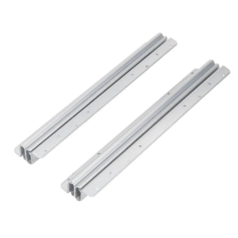 Beefy Heavy Duty Drawer Slides 120kg Capacity in Cold Rolled Steel for Staircase Cabinets 1000mm Length Pair of Rails, silver pair