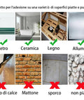 Materials suitable for Stick On 2x4 Inch Hook And Loop Tape Set 12 Sets No Holes Or Screws Sticky Back Fastener