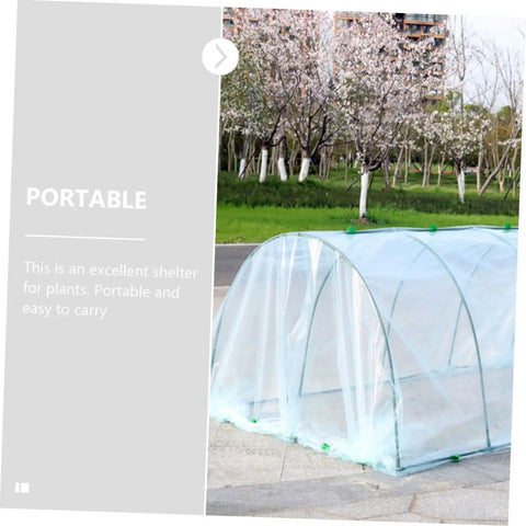 Sturdy Greenhouse Support Bracket Kit With Plastic Freeze Protection Cover For Flower Plants Outdoor Garden Shelter DIY Greenhouse Accessory To Keep Your Greens Safe In Cold Weather