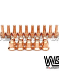 Miller Spectrum 375 Xtreme Plasma Cutter Pro Grade 176655 Electrodes 10 Pack And 176656 Tips 10 Pack Replacement Kit displayed
