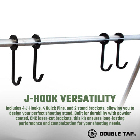 Conduit Target Stand Bracket Kit For Steel Targets DIY With Conduit Brackets Quick Pins And J Hook Hanging Brackets CNC Laser Cut Heavy Duty Target Mounts
