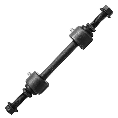 Beefed-Up Front Wheel Bearing Hubs Kit For 2015-2017 Ford F-150 4WD, showing sway bar end link in black metal finish.