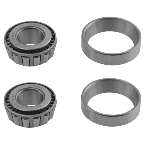 Front Outer Wheel Bearing Pair Set Of 2 For Alfa Romeo Chevy Ford And Jeep Includes Driver Side And Passenger Side Bearings