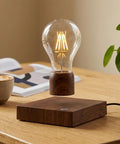 Magnetic Levitating LED Light Bulb Desk Lamp With Wireless Power Floating Glow That Spins In Air Lit Home Office Decor Unique Gift Idea