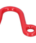 Heavy Duty Alloy Steel Eye Lifting Hook With Safe Grab Design, 1 Ton Capacity, Industrial Crane Hook, Red, for Factories and Ports