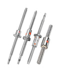 Premium SFU1610 Ballscrew Kit With Machined Ends For High Speed CNC Builds, Includes Double DFU Ballnut And RM16 Series Compatibility For 400mm Custom Length Precision Motion Control In Your Rig, showing multiple machined ballscrews.