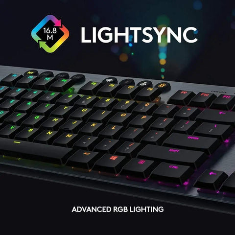 High End Wireless Mechanical Gaming Keyboard Featuring Smooth Tactile Switches And Custom RGB Backlighting for a sleek matte black design.
