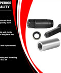 Transmission Shifter Seal Remover And Installer Tool DIY Friendly For Turbo 300 350 400 700-R4 4L60 200-4R 200C 350C 425 475 Includes Replacement Seal Kit And Guide For Quick Safe Seal Removal And Installation, steel kit parts