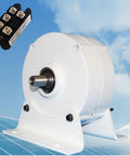 100W 12V 24V Permanent Magnet Generator For Off Grid Diy Wind Turbine And Hydro Generator 3 Phase Gearless Alternator 600 RPM With Base And 100A 1600V Rectifier High Efficiency Renewable Energy Starter