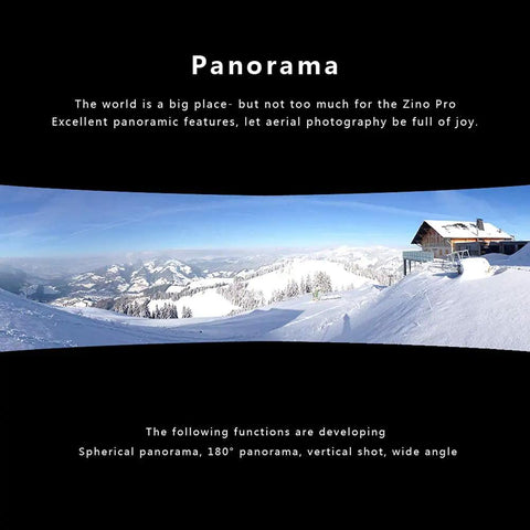 Panoramic view captured by Foldable Pro Drone With 4K Front Camera And 720P Optical Flow Positioning