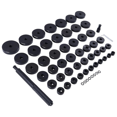 52 In 1 Universal Bushing Driver Tool Set With 50 Interchangeable Discs For Bearing Press Puller And Bearing Race Seal Installer Kit