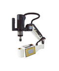 Techtongda Electric Tapping Machine M6 To M36 With Touchscreen front view showcasing adjustable arm for industrial use.