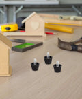 Adjustable Furniture Leveling Feet Set For Chairs Tables Desks And Sofas With Screw In Design And No Fuss Quiet Operation Slip Resistant