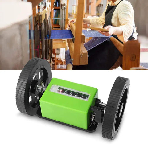 Top Shelf Six Digit Mechanical Meter Counter With Dual Rolling Wheels For Dead Accurate Length Measurement On Textiles Printing And Artificial Leather Easy Zero Reset Tracking System