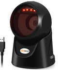 Omnidirectional Barcode Scanner For Lightning Fast Hands Free Data Capture Desktop USB Wired 1D 2D QR Code Reader