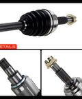 CV Axle Shaft Assembly For Nissan Versa And Versa Note Front Left Driver Side 2012-2018 1.6L L4 Auto CVT - Drop-In Replacement details