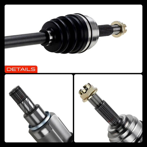 CV Axle Shaft Assembly For Nissan Versa And Versa Note Front Left Driver Side 2012-2018 1.6L L4 Auto CVT - Drop-In Replacement details