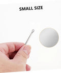 Pro Grade Cotter Pin Kit 420 Piece Stainless Steel Assortment For Cars, Garage, Workshop, Farm And Garden Projects, Heavy Duty Fasteners, Clips And Dowels For Quick Repairs And Secure Fits. small stainless cotter pin held by hand