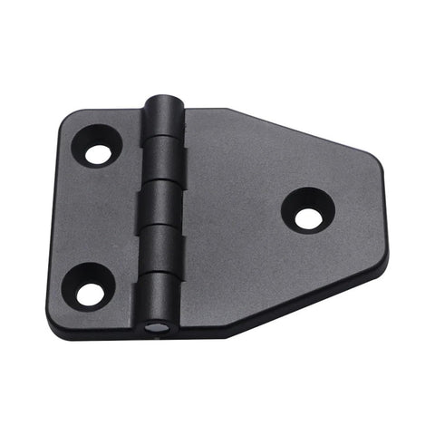 Beefy Heavy Duty Cabinet Door Hinge Kit For Distribution Cabinet PS Switch Control Box Hardware Part Replacement, black metal hinge