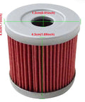 Suzuki DRZ400 Oil Filter Replacement Pack Of 5 Compatible With DRZ400E DRZ400S DRZ400SM 2000 2013 Replaces HF139 And KN139 44mm OD
