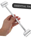 Pro Grade Heavy Duty Adjustable Door Hinge Repair Tool With Precision Hinge Adjustment Wrench for Versatile Door Gap Maintenance