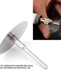 10Pcs Stainless Steel Drill Attachment Discs For Rotary Tools Metal Cutting Saw Blades Set For Drills 32mm Cutting Discs