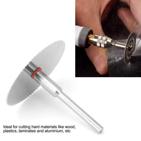 10Pcs Stainless Steel Drill Attachment Discs For Rotary Tools Metal Cutting Saw Blades Set For Drills 32mm Cutting Discs