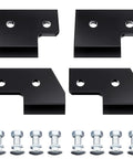 Pro Grade 4 Piece Replacement Cutting Blade Set With Eight Screws for 12 Inch Standard Duty Earth Augers displayed