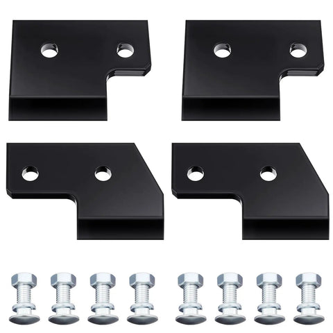 Pro Grade 4 Piece Replacement Cutting Blade Set With Eight Screws for 12 Inch Standard Duty Earth Augers displayed