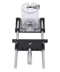 Pro Grade Aluminum Router Fluting Jig With.01mm Precision, 0 To 18mm Adjustment Range, 65mm Length, top view showing components
