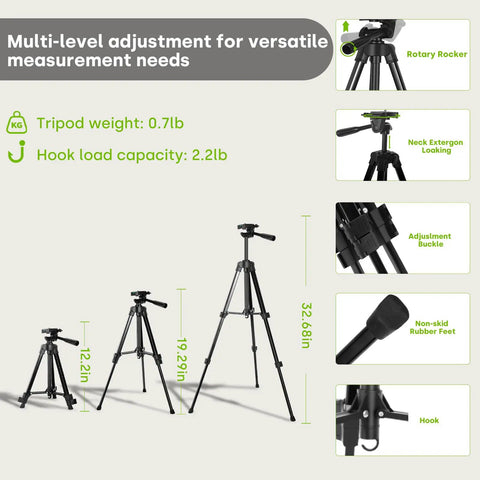 Slick Green Laser Level Kit With Adjustable Tripod Providing Self Leveling And Manual Modes For Sharp Horizontal And Vertical Layouts Kickass Field Gear For Quick Building Jobs And Damn Easy Sunday Renovations