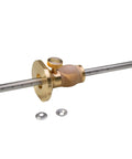 Pro Grade Wheel Marking Gauge Kit With Two Extra Cutter Wheels, Anti Roll Brass Head, Hornbeam Wood Holder and Ruler