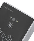 2D QR Access Control Card Reader And Barcode Scanner for Wiegand RS232 RS485 TTL showing frontal scan interface