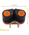 Cam Cleats With Wire Flaired Leading Ring For 3mm To 15mm Rope, Nylon Cammatic Cleats For Marine Boats And Kayaks
