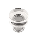 Solid Core Kitchen Cabinet Knobs In Crysacrylic With Chrome Finish 1 Inch Luxury Cabinet And Dresser Knobs Handles For Doors And Drawers Midway Collection By Hickory Hardware
