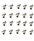 Screws for Antique Bronze Arch Shape Box Pull Handle Set, 20 Pieces With 40 Screws, Center Hole 30mm, 3mm Hole Diameter Hardware