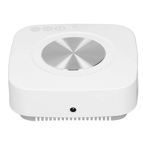 Keep Your Sip Game Strong With This Electric Cup Warmer And Chiller Featuring Three Auto Timer Modes For Piping Hot Coffee Or Ice Cold Drinks Portable Desktop Cooler, white thermoelectric base, compact design.