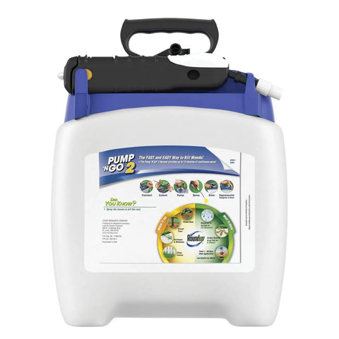 Front view of Pump N Go sprayer for All In One Weed And Grass Killer With Pump N Go Sprayer For Use In And Around Flower Beds Trees And More