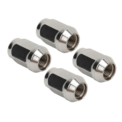Sick 16 Pc Chrome Lug Nut Kit For Golf Carts Replaces E-Z-Go And Club Car Heavy Duty Wheels With Easy Fitment Rust Proof Shine Guaranteed, 4 chrome nuts
