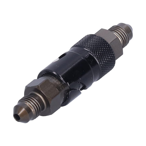 Aluminum AN3 Quick Release Brake Line Fitting For Fast Connect, High-Performance Hose Connector, metallic finish