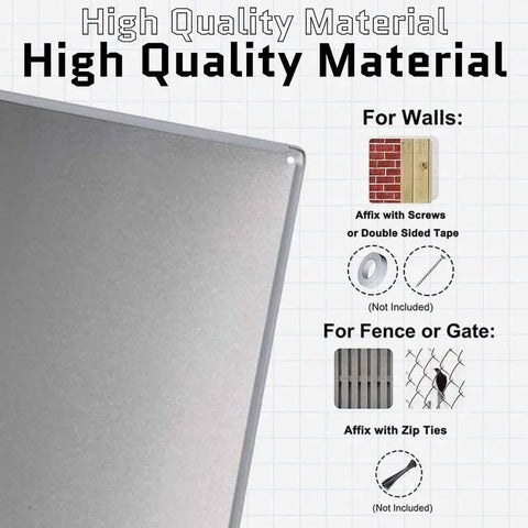 OSHA Danger Heads Up Watch Out For Moving Equipment Sign Aluminum Metal Sign 8x12 Inches mounting options diagram