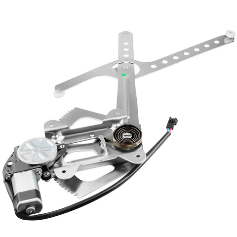 Power Window Regulator With Motor Assembly For Chevy GMC Suburban Tahoe Blazer Yukon C1500 C2500 K1500 K2500 Left Front Driver Side Fits 1992 Through 2002 Vehicles, metal