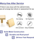 10 Pack 1-1/8 Inch Square Brushed Gold Cabinet Knobs And Pulls Set For Cabinets And Drawers Heavy Duty Solid Metal Hardware features.