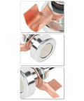 Heavy Duty Magnetic Welding Ground Clamp With Super Strong Hold For Metal Fabrication And Shop Repairs close-up view showing copper and steel components.