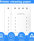 30 Pack Printer Cleaning Sheets 11.2 X 8.26 In Universal Inkjet And Toner Printer Cleaning Kit for removing dust and debris