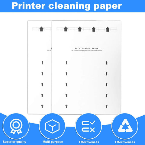 30 Pack Printer Cleaning Sheets 11.2 X 8.26 In Universal Inkjet And Toner Printer Cleaning Kit for removing dust and debris